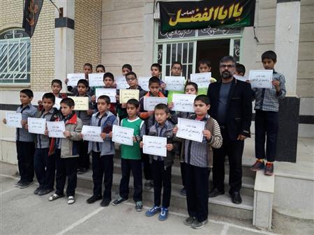 بازدید دانش آموزان از کتابخانه